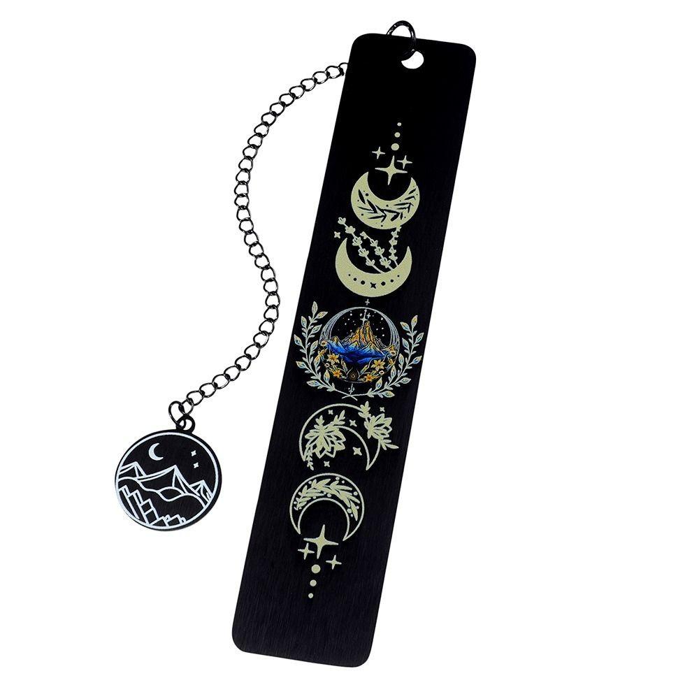 Stainless Steel Acotar Bookmark Text Design Inspirational Bookmark New Moon Mountains Bookmark