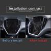 Glossy Piano Black Center Navigation Trim Sticker For Subaru Crosstrek 2024+