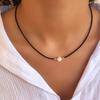 Bohemian Handmade Multilayer Colorful Beads Chain Necklaces Crystal Pendant Jewelry For Women Accessories N0371