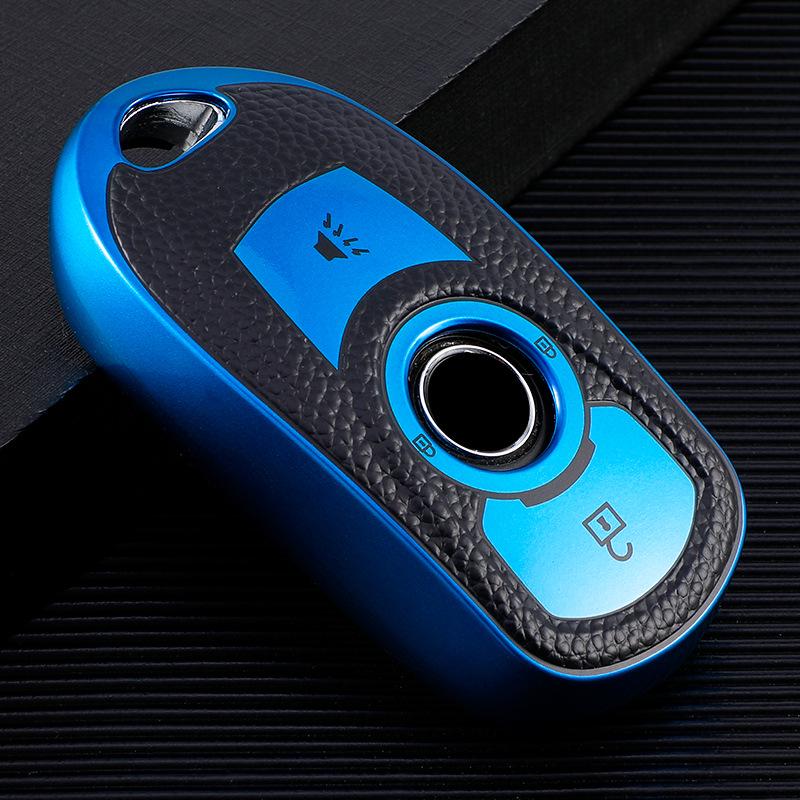 Leather Key Case for Buick Envision, New Regal 21, LaCrosse, GL6 Models - Unisex Design
