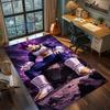 Super Saiyan Blue Vegeta God Aura Aesthetic Rug Carpet Large Area Rug Non Slip Washable Floor Mat Gamer Room Bedroom Home Decor