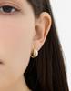 Hyeres Lor Etrev Silver(C) Dual One-Touch Earrings Hl2E58232C9Xxx