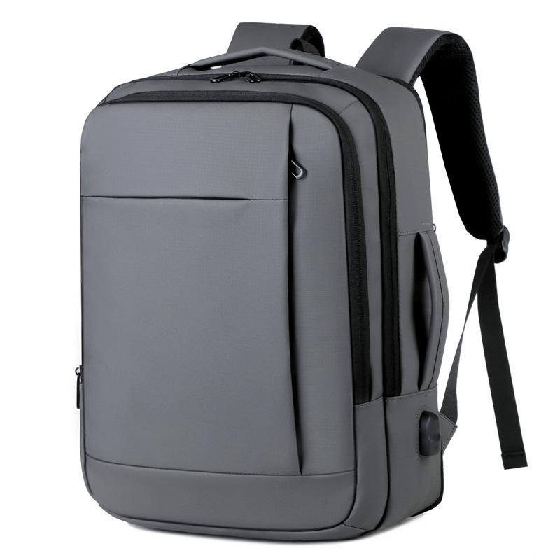 Schoolbag1011 New Multifunctional Backpack Men's Large Capacity Backpack Computer Bag Expandable Business Travel Bag