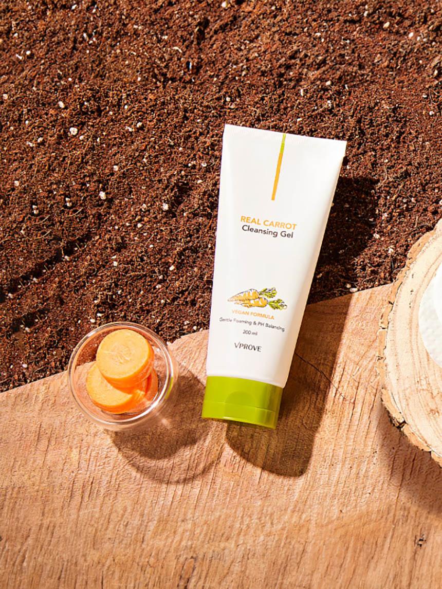 VProve Real Carrot Deep Cleansing Gel 200ml 1ea