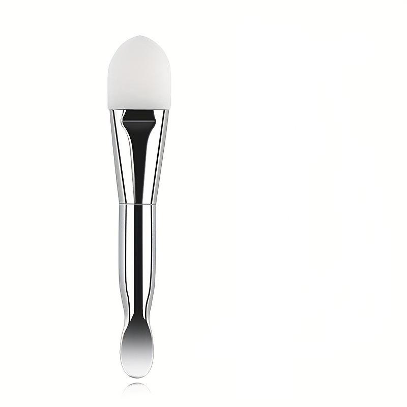 Silicone Double-Ended Mask Brush with Soft Bristles - Facial Mask Applicator for Beauty Salons