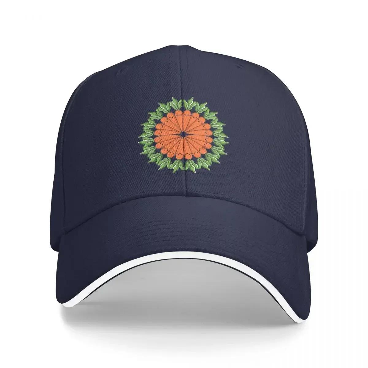 

Carrots Flower Happy Carrot Group Cap Fashion Casual Baseball Caps Adjustable Hat Hip Hop Summer Unisex Baseball Hats One Size темно-синього кольору