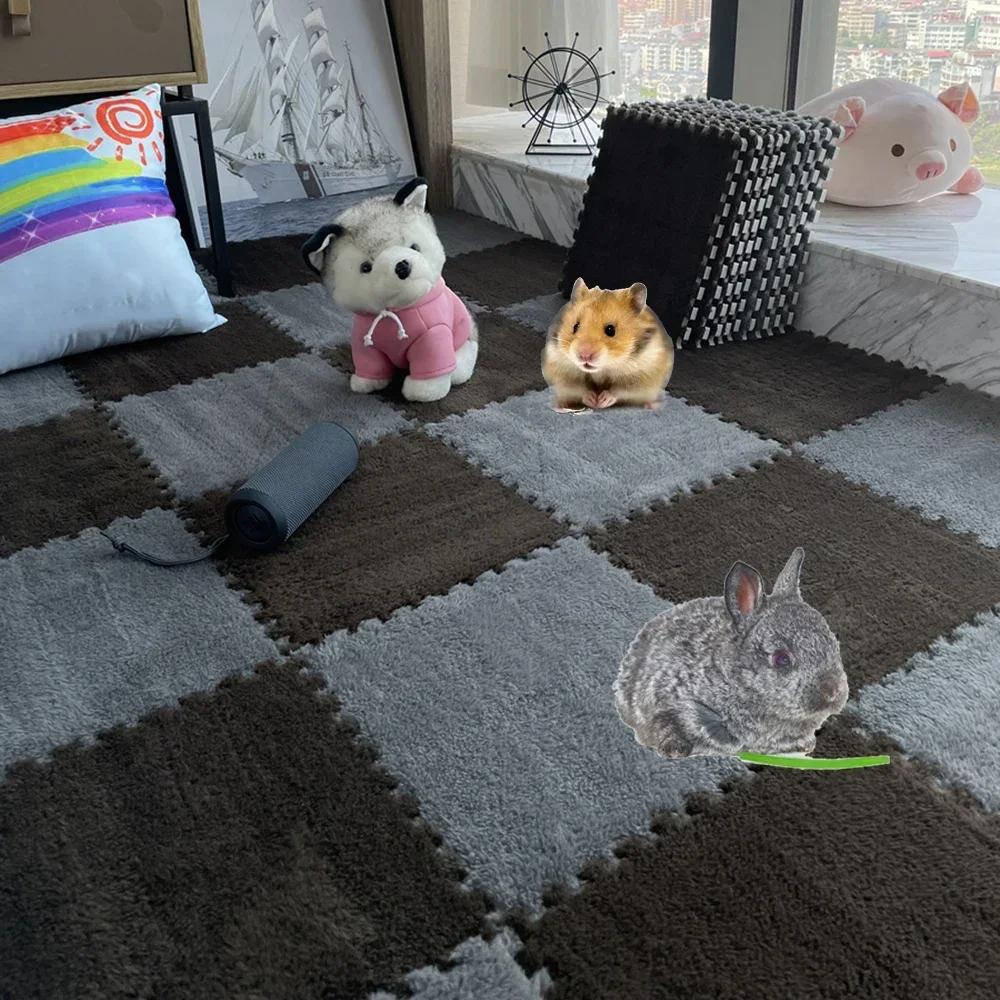 4/10Pcs Pet Pee Pad Washable Guinea Pig Pads Waterproof Rabbit Sleep Mat Blanket Bed Highly Absorbent Cage Liner Pet SleepMat