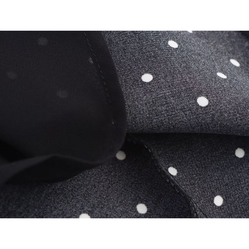 Kaslead New Arrival Women's Clothing Fashion Style Silm Polka Dot Hanging Collar Dress 3321567