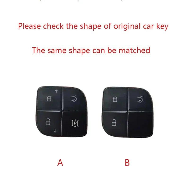 Zinc Alloy Leather Car Smart Key Fob Case Lynk & Co Lynk &Co 08 - Key Fob Housing Car Key Case Accessories