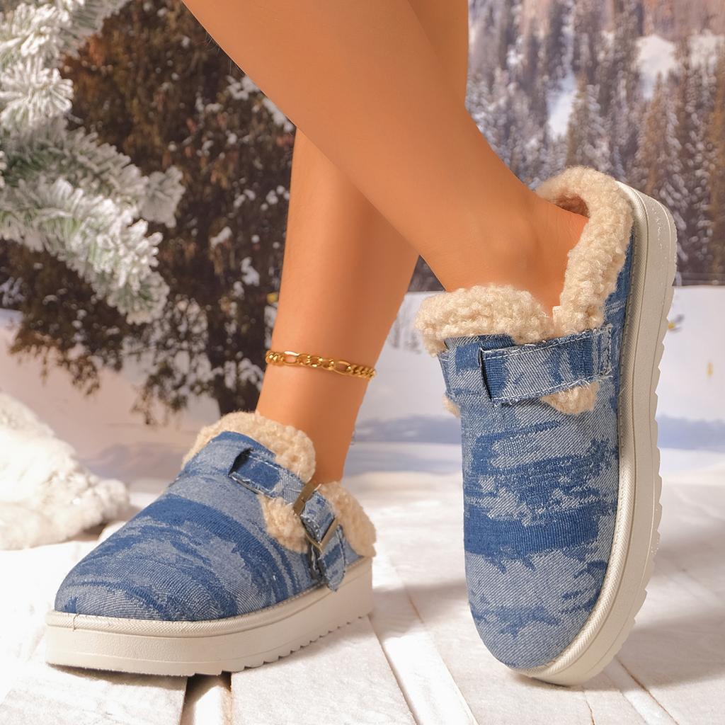 Women's Canvas Mule Clogs Closed Toe Cork Footbed Slide Slippers Ladies Fashion Print Trimmed Fringe Birken Sandals