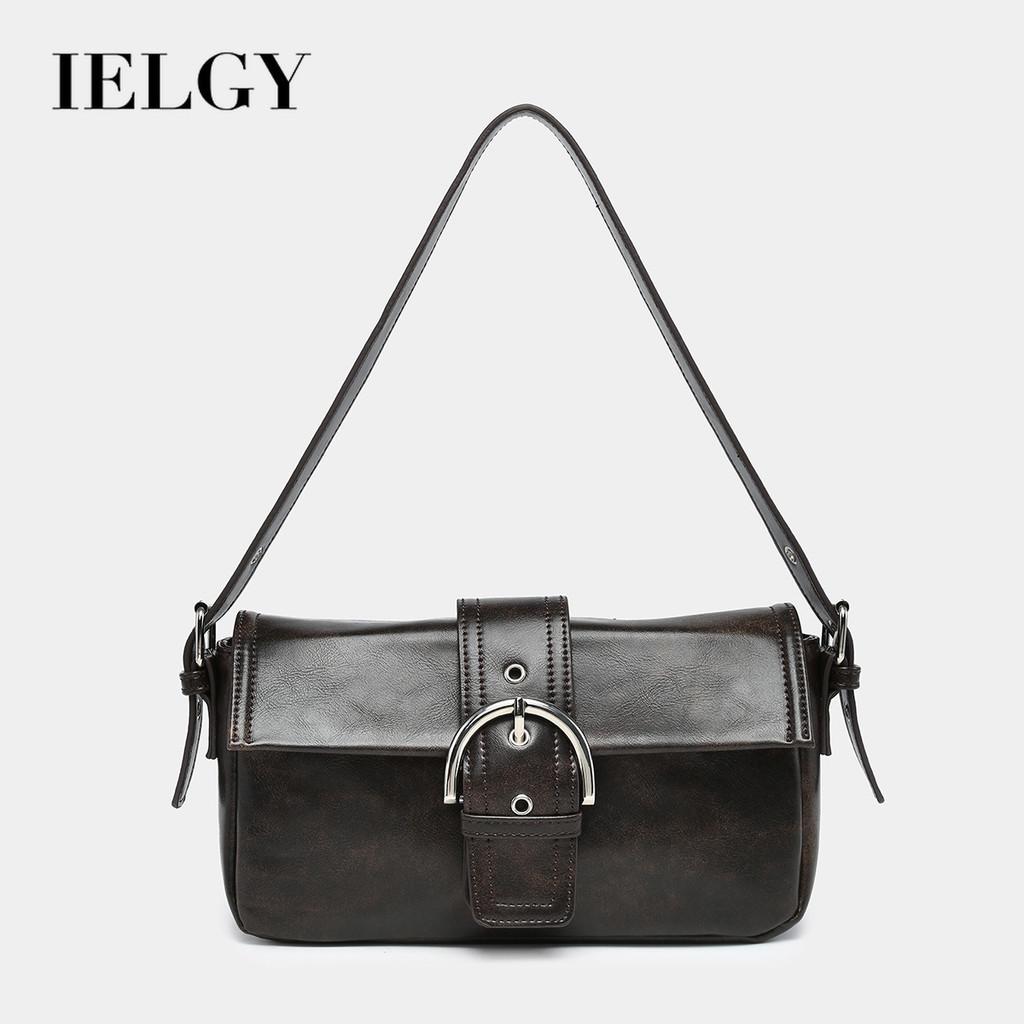 Ielgy Ladies Trendy Retro Melade Style Pin Buckle Underarm Bag