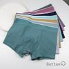 3-Pack Men's Plus Size Solid Color Cotton Boxer Shorts: Simple, Casual Sports Underwear for Young & Middle-Aged.