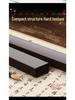 Black Catalpa Wood Paperweight Pair - Solid Wood Paper Holders with 30cm Ruler for Students and Beginners