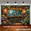 Toile de fond de Photobooth Fête d'Été 2D Bar Tiki Jungle Tropicale