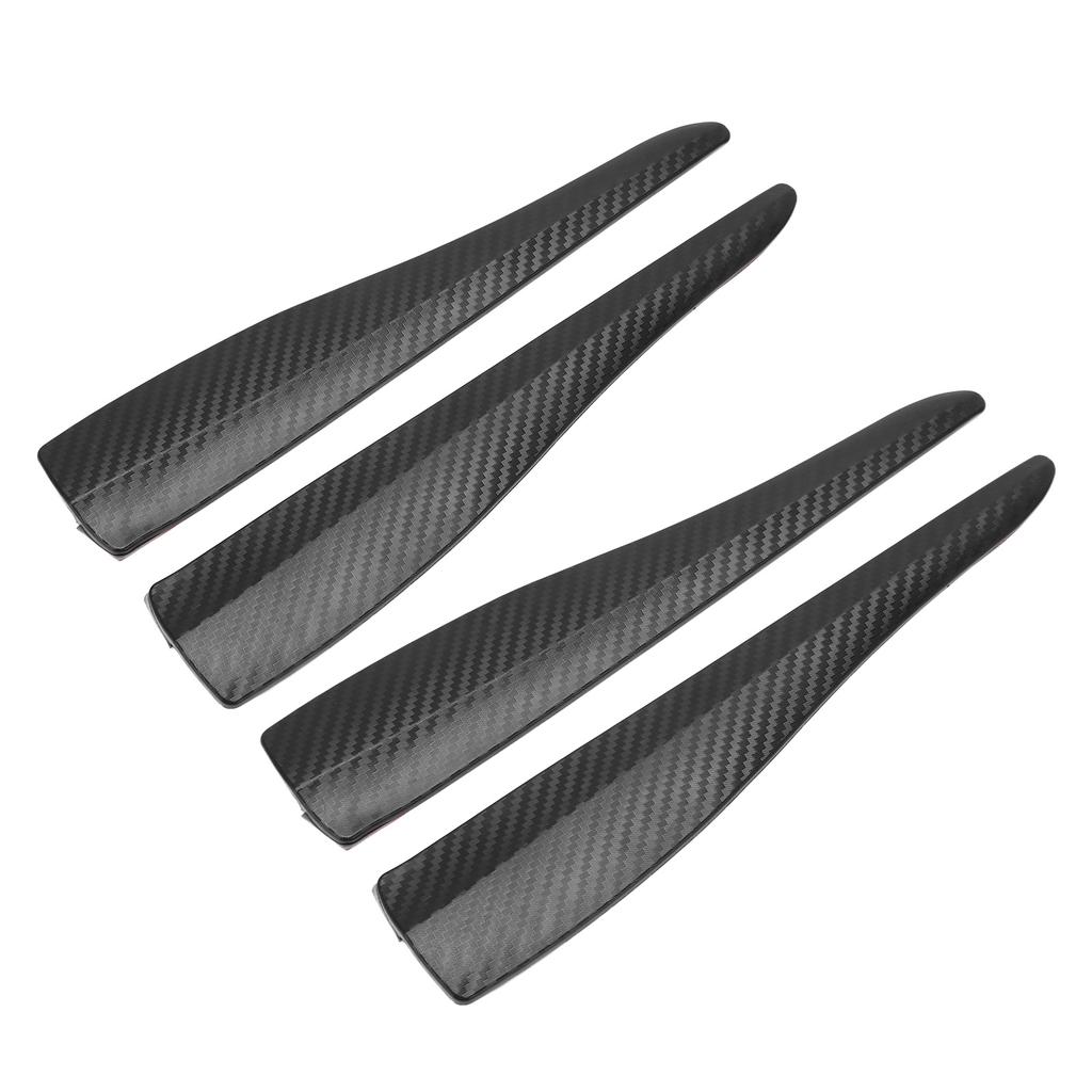 Car Bumper Protector Carbon Fiber Style 28cm Anti Scratch Strips Sticker Molding Protection Edge Corner Guard
