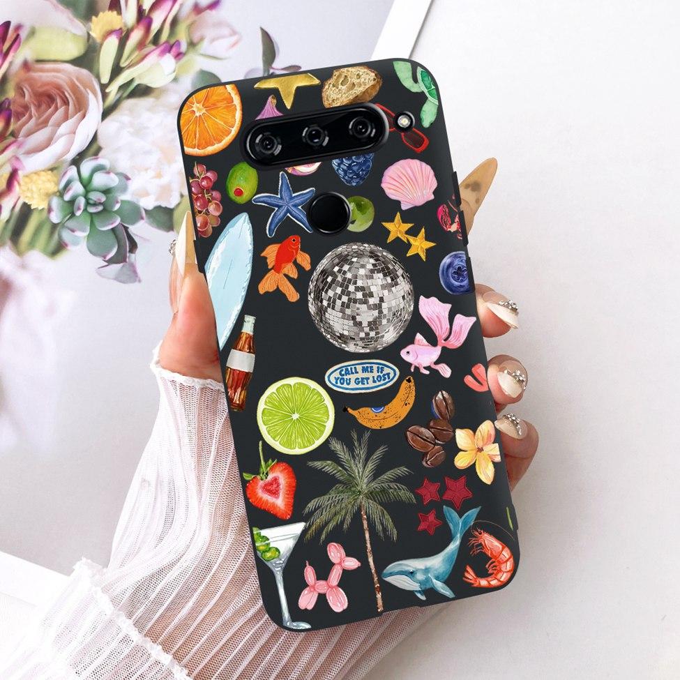 Phone Case For LG V40 ThinQ Cover Aesthetic Cute Fashion Funny Painted Casing For LG V40 ThinQ V405 LM-V405 LM-V409N