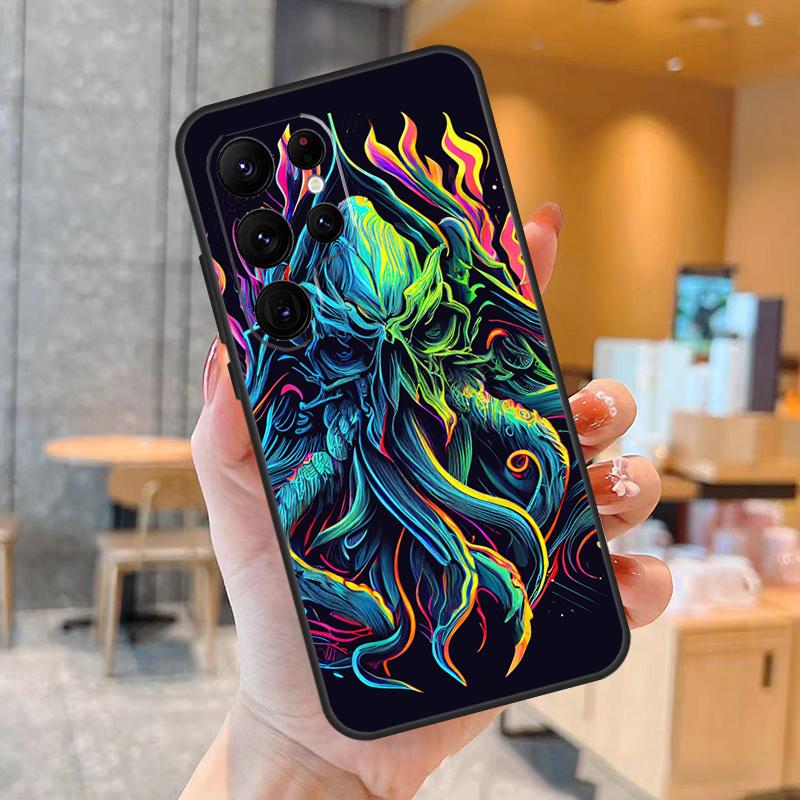 

Чехол для телефона Мифы Ктулху для Samsung Galaxy S25 S24 S23 S22 S20 S21 Ultra S9 S10 Plus S25 FE Задняя крышка Galaxy S9