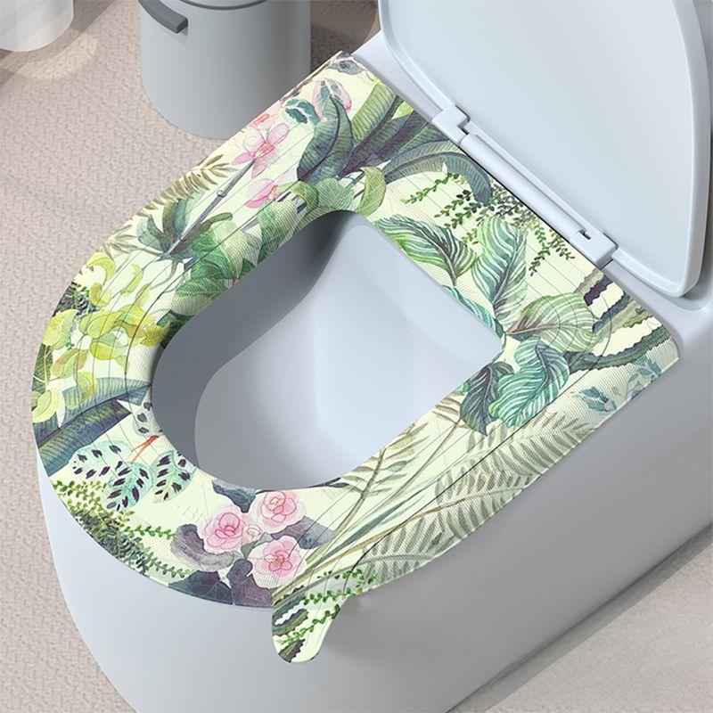Waterproof Toilet Pad Universal Four Season Disposable Household Silicone Adhesive Foam Washable Winter Sofa Pad Toilet