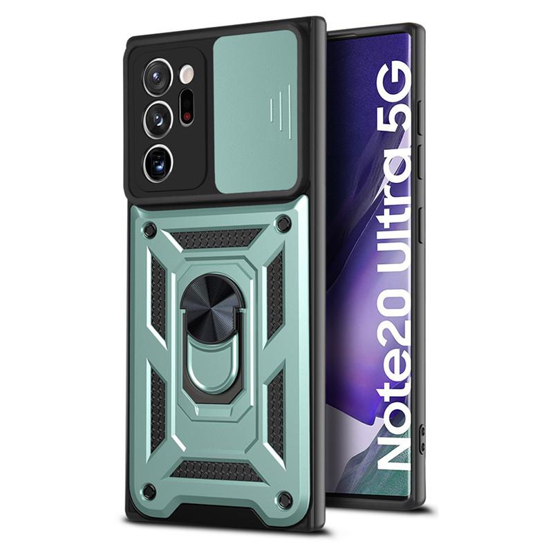 Suitable for Samsung A72 Sergeant Ring Bracket Mobile Case S21FE Swing Arc Window Car Magnetic Suction Case