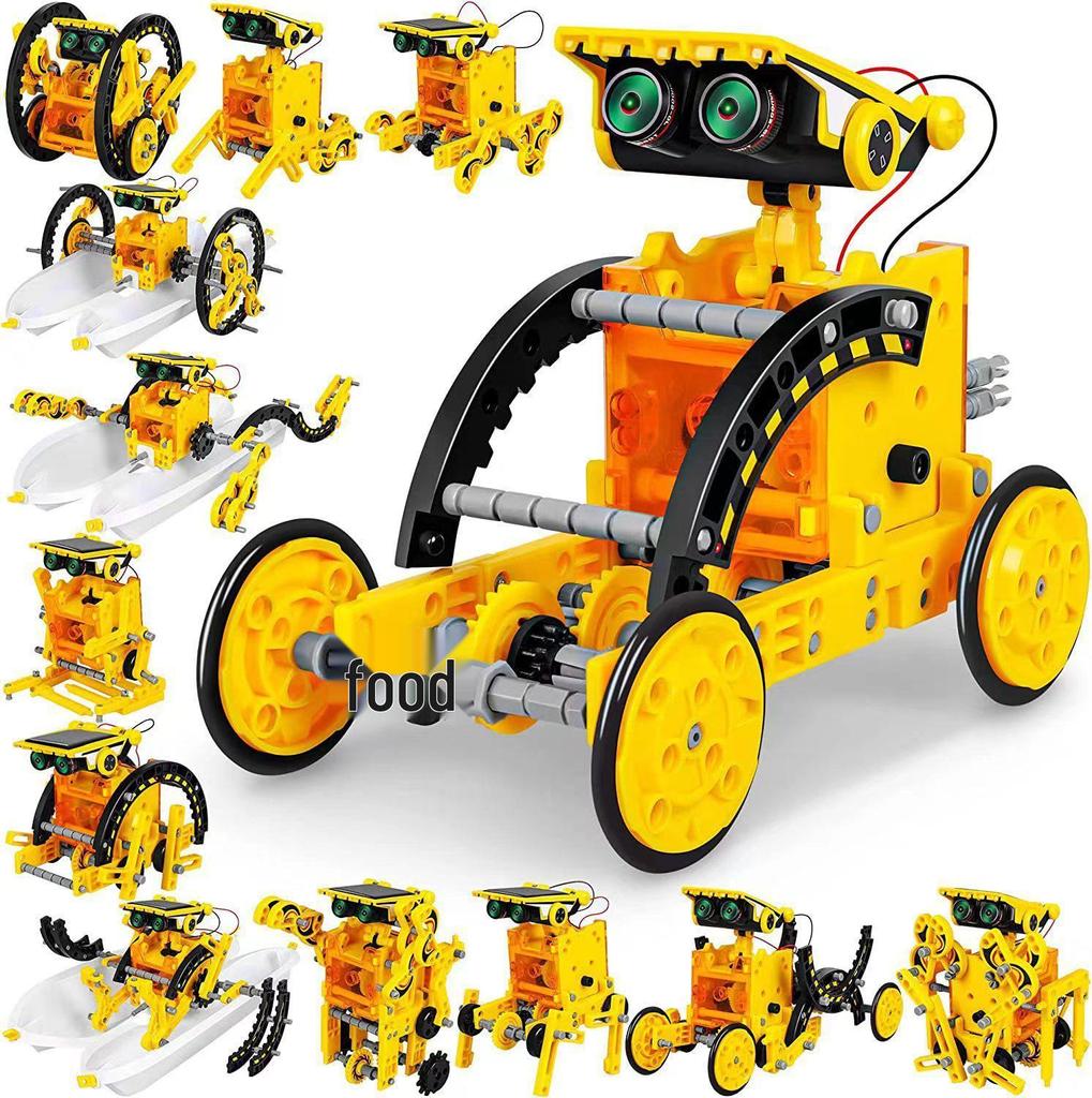 13-in-1 DIY Solar-Powered Educational Robot Kit