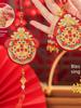 2026 New Model New Year Embroidered Sachet Bead String Keychain Pendant Bat Sachet Ancient Style Ornament Hanfu Accessory