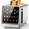 Touch Screen Toaster 2 Slice, Stainless Steel Smart Digital Toasters