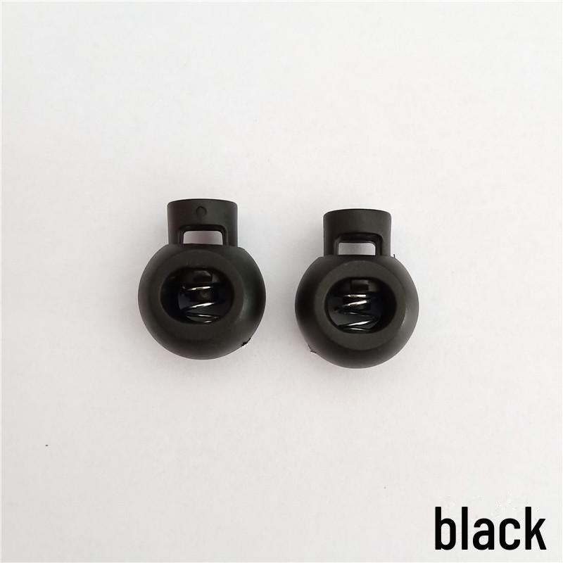 Mixed Color Large Round Bead Single-Hole Spring Buckle (50 pcs/pack)