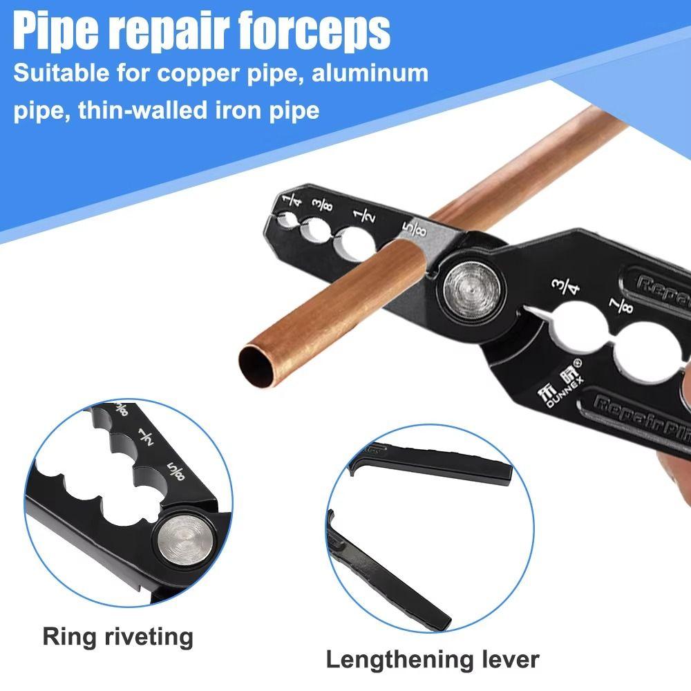 

precise Copper Tube Dressing Pliers Pipeline repair Flat Tube Shaping Tool home