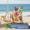 Beach Towel Pattern Printed Absorbent Bath Towel Versatile
