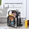 Transparent Waterproof PVC Backpack Large Capacity Storage Bag Student School Bag Travel Backpack Multi-Purpose Clear Backpack