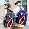 Schoolbag New Fashion Large Capacity Camouflage Shark Student School Bag Versatile Large Capacity Lightweight Leisure Travel Backpack