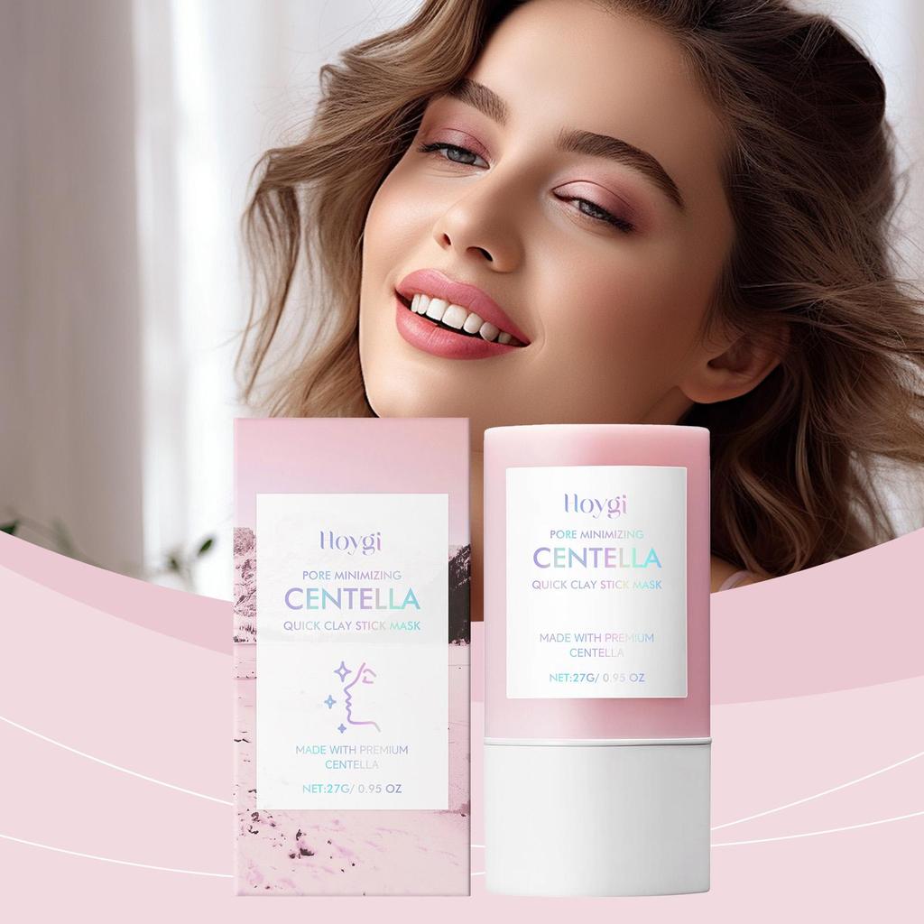 New Centella Clay Stick Mask Pore Minimizing Quick Moisturizing Soothing Facial Brightening Face Mask Skin Care 27g Face Care