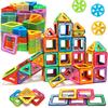 Children Magnetic Building Blocks Set, 30+ Large Abs Educational Puzzle Toys, 3D Shape Changing, Vibrant Colors