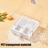 Bottom Drawer Parrot Bath Transparent Parrot Bathing Pool Bird Shower Box Bird Bathtub  Bird Cage
