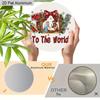 2D Flat Aluminium Nativity Christmas Sign with Joy To The World - Navidad Decorative Sign & Plaque - Ideal for Wall Decoration - Home Hanging Decor
