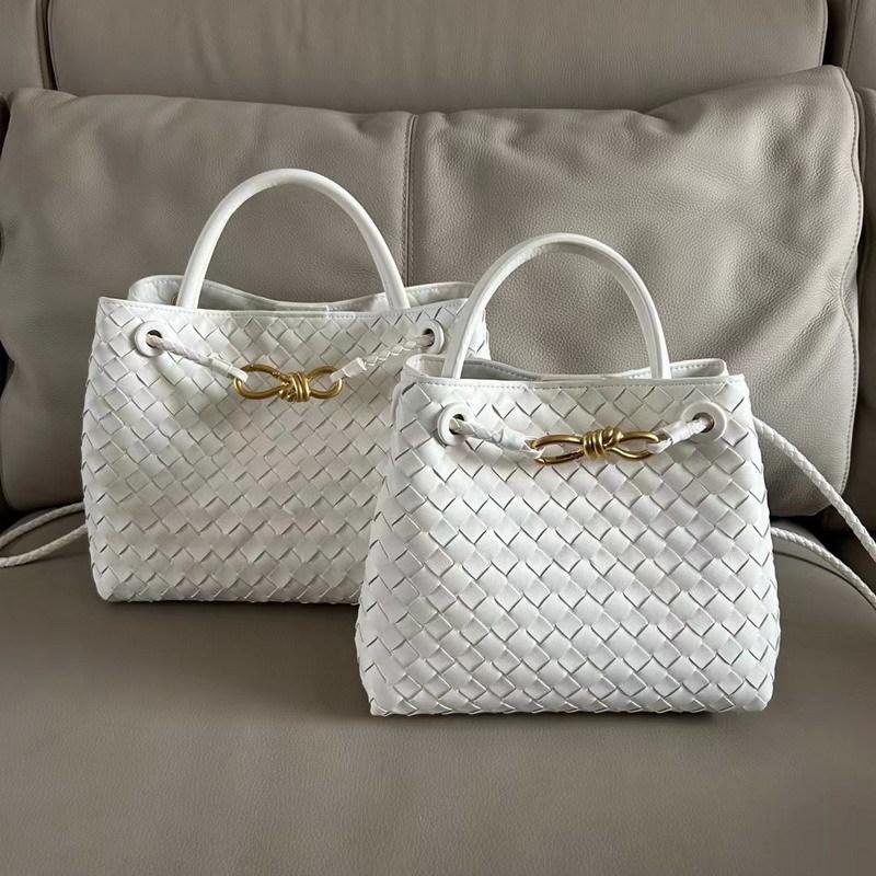 New Genuine Leather Women's Bag Fashion Retro Hand Woven Women's Handheld Single Shoulder Diagonal Cross Bag