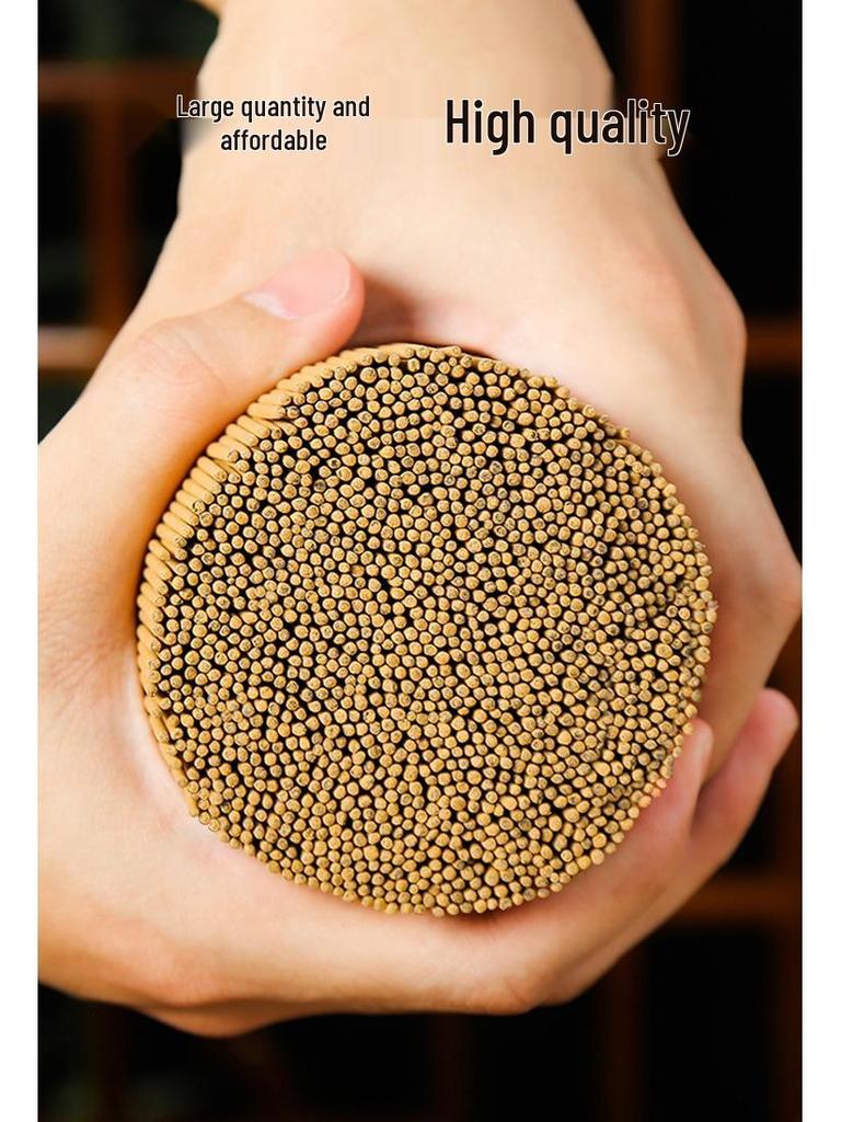 Wanji Xin Sandalwood Smokeless Incense Sticks for Buddhist Worship and Offering - Eco-Friendly Guanyin Incense.