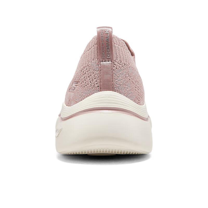 Skechers Go Walk Arch Fit 2.0 Comfortable Low-Top Casual Shoes Women Sneaker Pink 125329-MVE