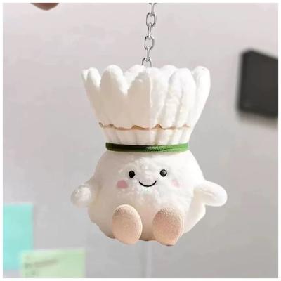 New Cartoon Badminton Doll Keychain Soft Kawaii Backpack Pendant Gift Creative Furry Plush Toys