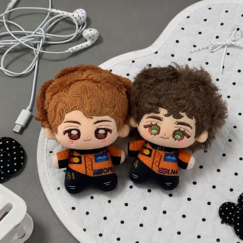 10cm Nuova Bambola Peluche Pilota F1 Giocattolo Carino George Russell Oscar Piastri Accessori Bambole Ciondolo Per Fan Bambola Morbida Ripiena Regali