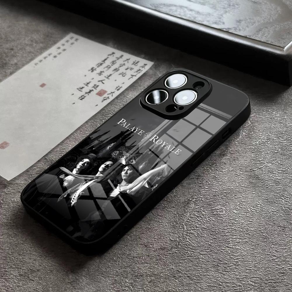 Music Palaye Royale Phone Case For IPhone 16 Pro Max 15 Plus 14 Pro 12 11 13 Mini X XR XS Max 8 7 Plus SE Glass Cover