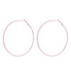 Kenjie Iridescent Electroplated Classic Hoop Earrings for Women - Colorful Punk Retro Style.