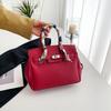 Women'S Bag Autumn And Winter Lychee Pattern Portable Platinum Bag Texture Large Capacity Shoulder Oblique Span Bag