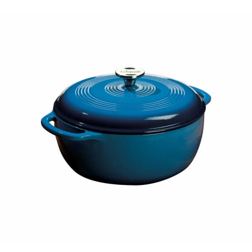 Lodge Enamel Dutch Oven, Blue, 5.7L, EC6D33