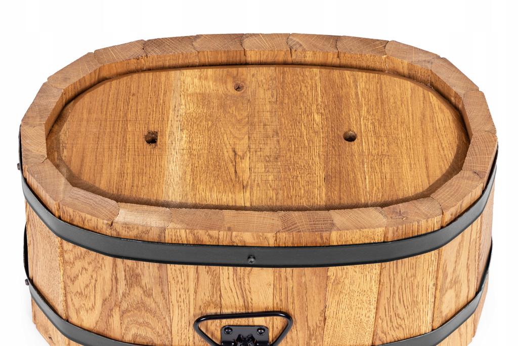 Oak Flowerpot 40X23XH21 Flower Stand K. OAK