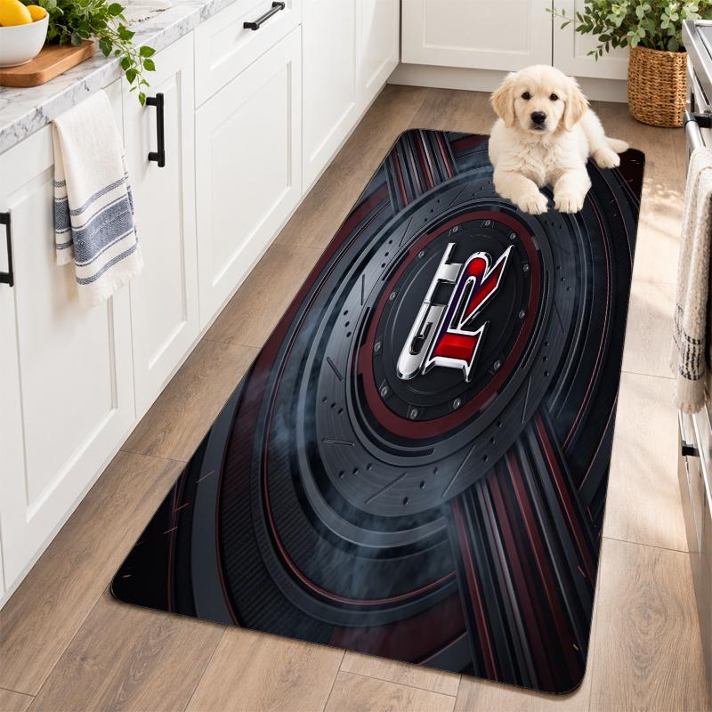 Flannel Kitchen Mat Nissan GT-R Soft Area Rug Non Slip Floor Carpet Home Decoration