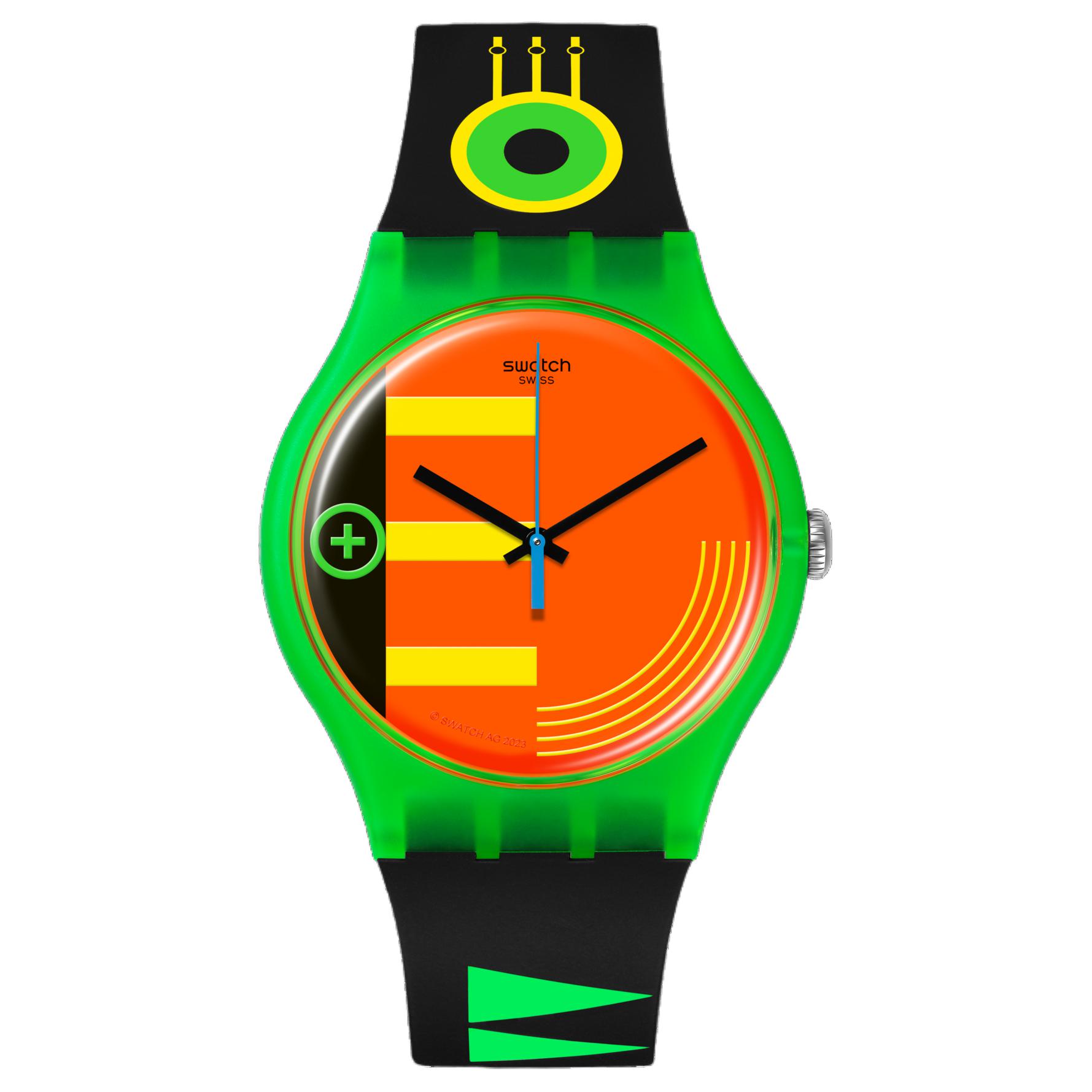 SWATCH Unisex Orange Watch SO29G106 SO29G106 Orange Watch Dial