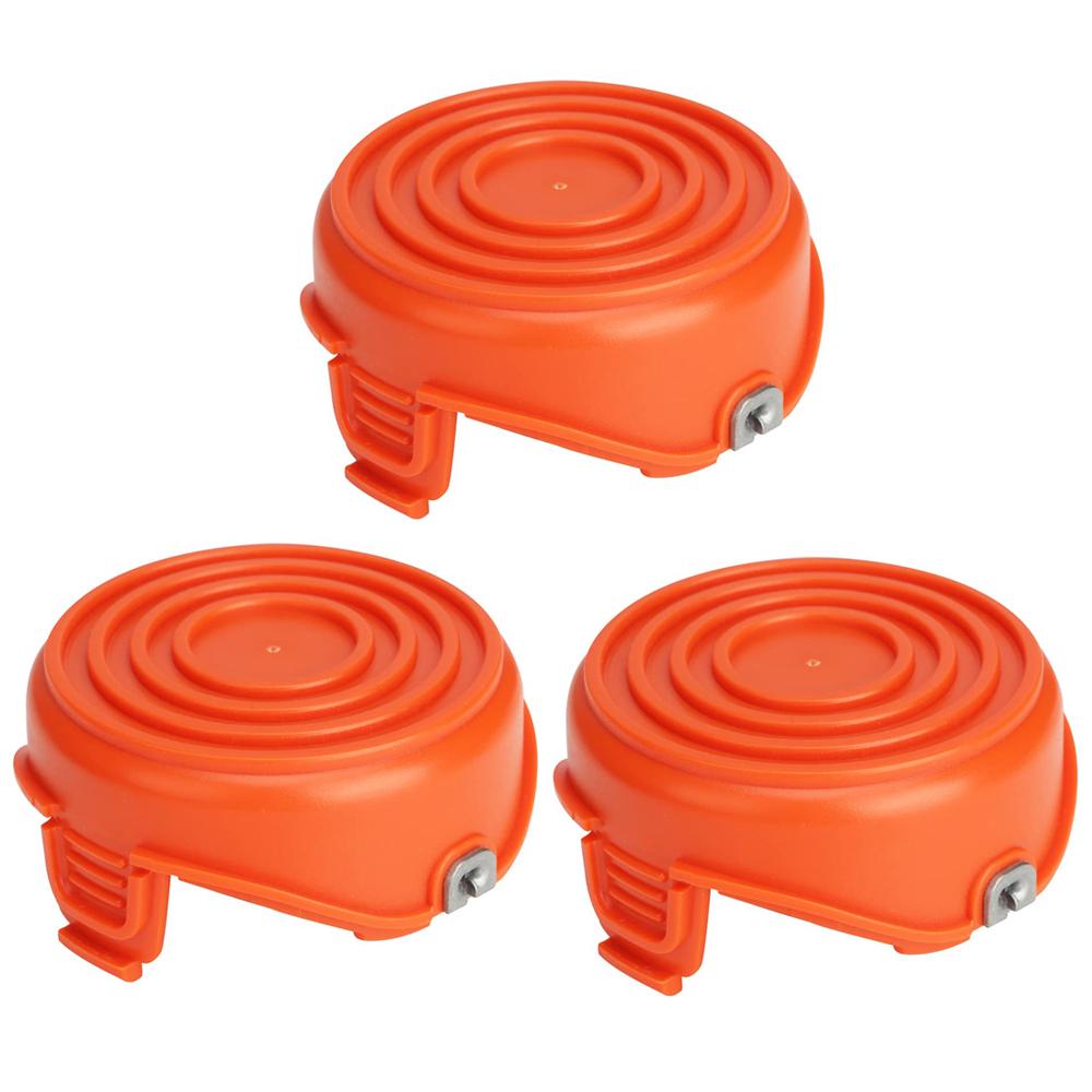 

3Pcs Spool Cap for Black & Decker GH750/GH710/GH700 Lawn Mower,DF-065-BKP/RC-065-P&90517175 A