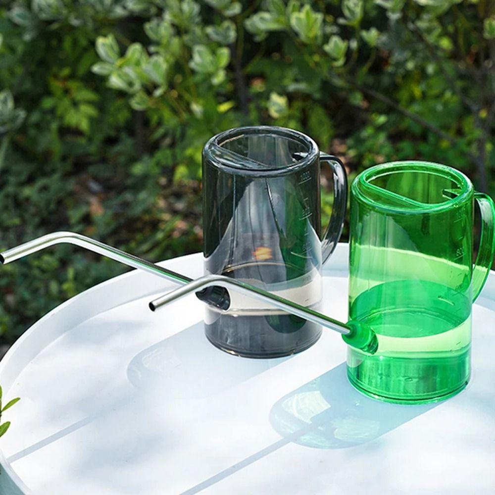 1ks velkokapacitní konev 1l/1,5l zahradnická zalévací láhev Domácí kancelář Venkovní zahrada Trávník