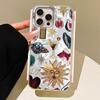 Summer Fruit Sun Face Water Texture Girl Phone Case for iphone 16 15 14 7 8 Plus 13 11 12 Pro Max X XS XR SE 2022 2020 16e Cover